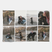 カスタマイズ8フォトコラージキッチンタオル キッチンタオル (横)