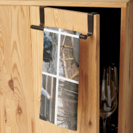 カスタマイズ8フォトコラージキッチンタオル キッチンタオル