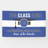 カスタマイズ!あなたの年と学校の懇親会バナー 横断幕 (横)