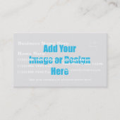 (カスタマイズ) "あなたの"イメージ、文字およびロゴを加えて下さい 名刺 (正面)