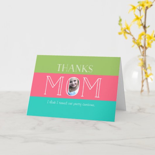 カスタマイズ |おもしろい母の日 カード (黄色い花)