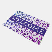 カスタマイズ!ウェルカムナイトデザートサグアーロサボス ドアマット (アングル)