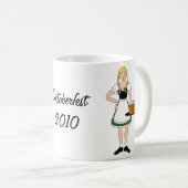 カスタマイズ--オクトーバーフェスト女子 コーヒーマグカップ (正面右)