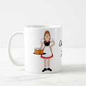カスタマイズ--オクトーバーフェスト女子 コーヒーマグカップ (左)