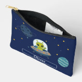 カスタマイズ オタク UFO スペース キッズ アクセサリーポーチ (見開き)