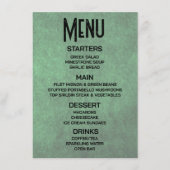 カスタマイズ - オリジナルのグリーン グランジ テクスチャを作成 メニュー (正面)