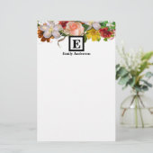 カスタマイズ |カントリーフラワー 便箋 (スタンド正面)