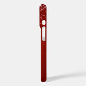 カスタマイズ キャンディ レッド ダイヤモンド - Barely There Case-Mate iPhoneケース (裏面 / 左)