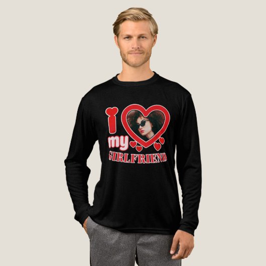 カスタマイズ ギルフレンド 愛してる トライブレンドTシャツ (正面全体)