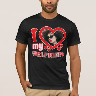 カスタマイズ ギルフレンド 愛してる Tシャツ