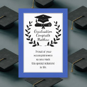 カスタマイズ、クラシックおめでとう卒業カード シーズンカード