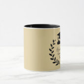 カスタマイズ、クラシックおめでとう卒業 マグカップ (中央)