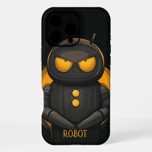 カスタマイズ グランピーロボット iPhoneケース (裏面)