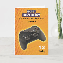 カスタマイズ ゲームコントローラーの誕生日カード カード