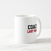 カスタマイズ コーチの苗字 コーヒーマグカップ (正面右)