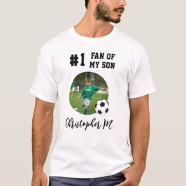 カスタマイズ サッカー 応援 父親 ギフト Tシャツ