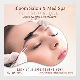 カスタマイズ サロン メド スパ マイクロピグメンテーション メイクアップ ウィンドウサイン