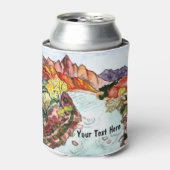 カスタマイズ!シオンナショナルパークユタウォーター色 缶クーラー (缶正面)