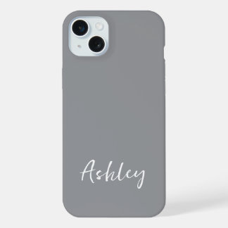 カスタマイズ シンプル おしゃれ モダン ブラック iPhone 15 PLUSケース