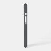 カスタマイズ シンプル おしゃれ モダン ブラック iPhone 16ケース (左側面)