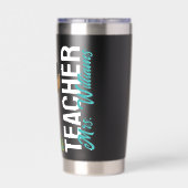 カスタマイズ | スクービードゥーハッピー顔先生 保温保冷タンブラー (背面)