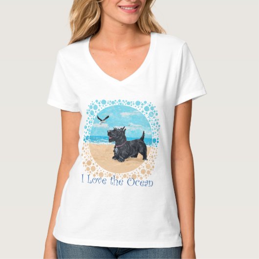 カスタマイズ スコッティ ビーチ Tシャツ (正面)