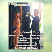 カスタマイズ スプレー タンニング ブース ビジネス 4  ウィンドウサイン (シート3)