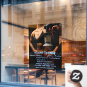 カスタマイズ スプレー タンニング ブース ビジネス 5 ウィンドウサイン (カフェ窓)