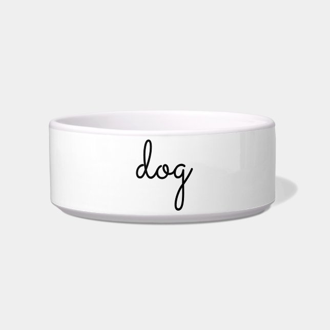 「カスタマイズ/テキストとカラーの変更」 - pet bowl ボウル (正面)