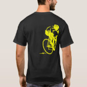 カスタマイズ デザイナー サイクリングTシャツ Tシャツ (裏面)