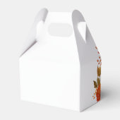 カスタマイズ ハッピー サンクスギビング リーフ ビジネス パーティー フェイバーボックス (裏面サイド)