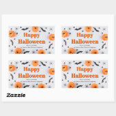 カスタマイズ ハロウィンパーティー 社内イベント 長方形シール (シート)