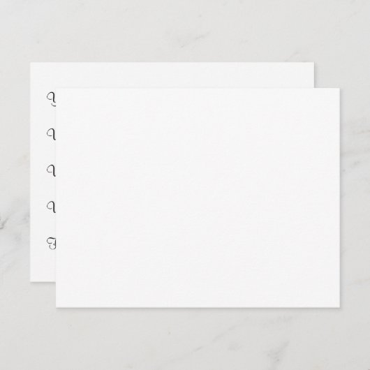 カスタマイズ!パター無地のン基準 招待状 (正面/裏面)