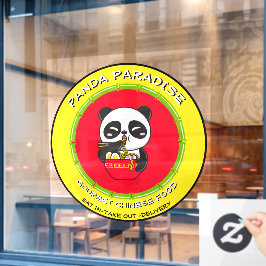 カスタマイズ パンダベアー麺 中華料理店  ウィンドウサイン