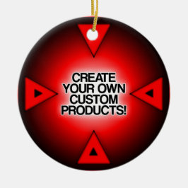 カスタマイズ/パーソナライズ/独自の作成 セラミックオーナメント