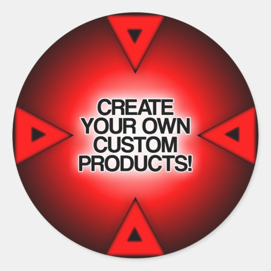 カスタマイズ/パーソナライズ/独自の作成 ラウンドシール (正面)