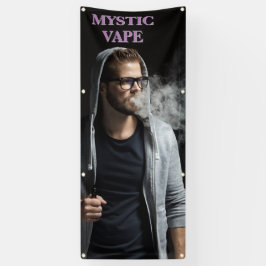 カスタマイズ ヒップスター 男性 VAPE 電子タバコ ショップ ビジネス 横断幕