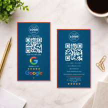 カスタマイズ ビジネス レビュー QR コード ロゴ