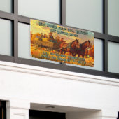 カスタマイズ ファーム フル ハーベスト 馬車 ライド 横断幕 (ビルの外側)