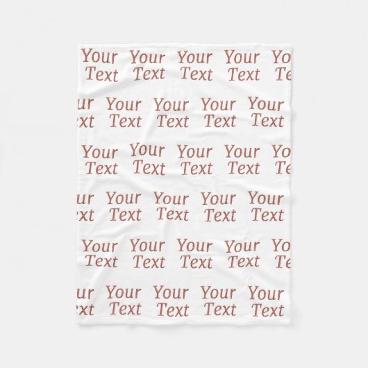 カスタマイズ フリースブランケット (正面)