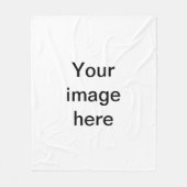 カスタマイズ フリースブランケット (正面)