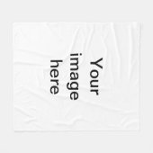 カスタマイズ フリースブランケット (正面(横))