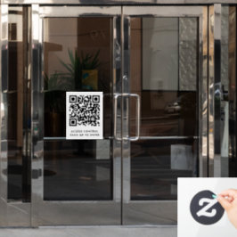 カスタマイズ ブランド ドア ロック QR コード スキャンして入場する ウィンドウサイン