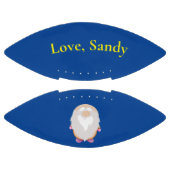 カスタマイズ.ブルーアンドイエロー格言サッカー アメリカンフットボール (パネル)