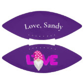 カスタマイズ.ブルーアンドイエロー格言サッカー アメリカンフットボール (パネル)