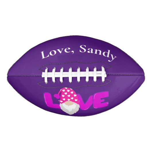 カスタマイズ.ブルーアンドイエロー格言サッカー アメリカンフットボール (正面)