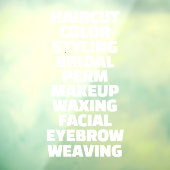 カスタマイズ ヘア サロン スパ サービス一覧 大型 ウィンドウサイン (シート3)