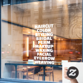 カスタマイズ ヘア サロン スパ サービス一覧 大型 ウィンドウサイン