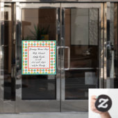 カスタマイズ ヘルプ募集 ドーナツ コーヒーショップ ビジネス ウィンドウサイン (オフィスドア)