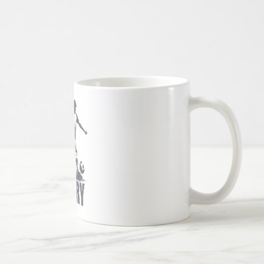 カスタマイズ ヘンリー サッカー少年 名前入り コーヒーマグカップ (右)